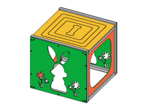 Easter Bunny Cube