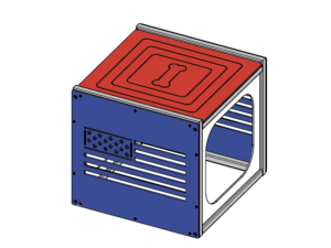 American Flag Cube