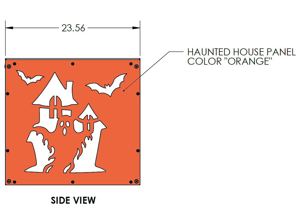 Halloween Ghost House Cube - Image 3